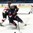 SPISSKA NOVA VES, SLOVAKIA - APRIL 20: USA's Scott Reedy #10 plays the puck while Switzerland's Gilian Kohler #28 defends during quarterfinal round action at the 2017 IIHF Ice Hockey U18 World Championship. (Photo by Steve Kingsman/HHOF-IIHF Images)

